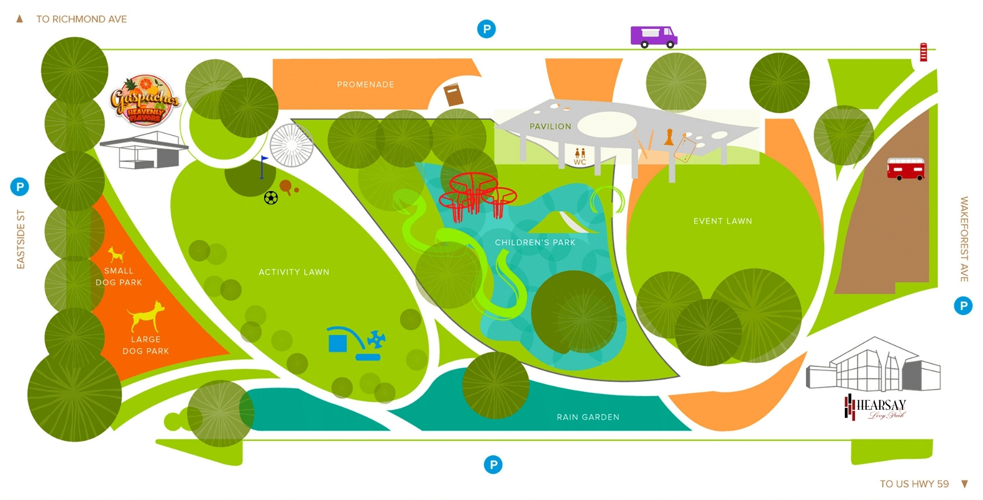 Levy Park Map
